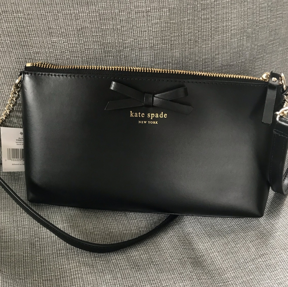 Kate spade leather clutch